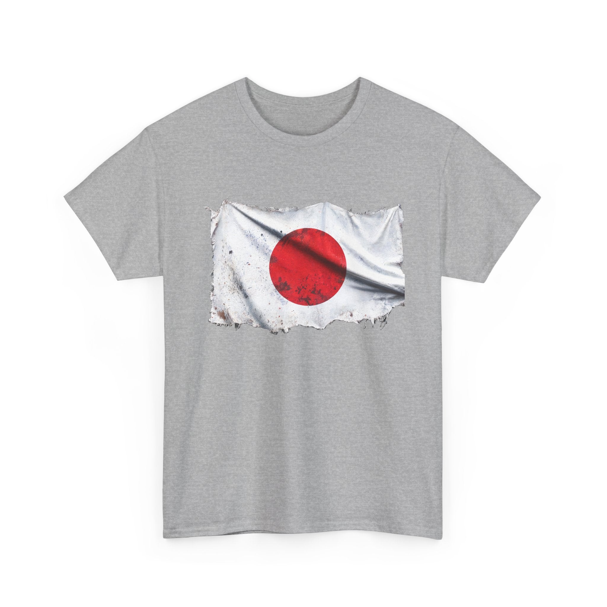 Distressed Japan Flag Tee | Japan Graphic Cotton T-Shirt