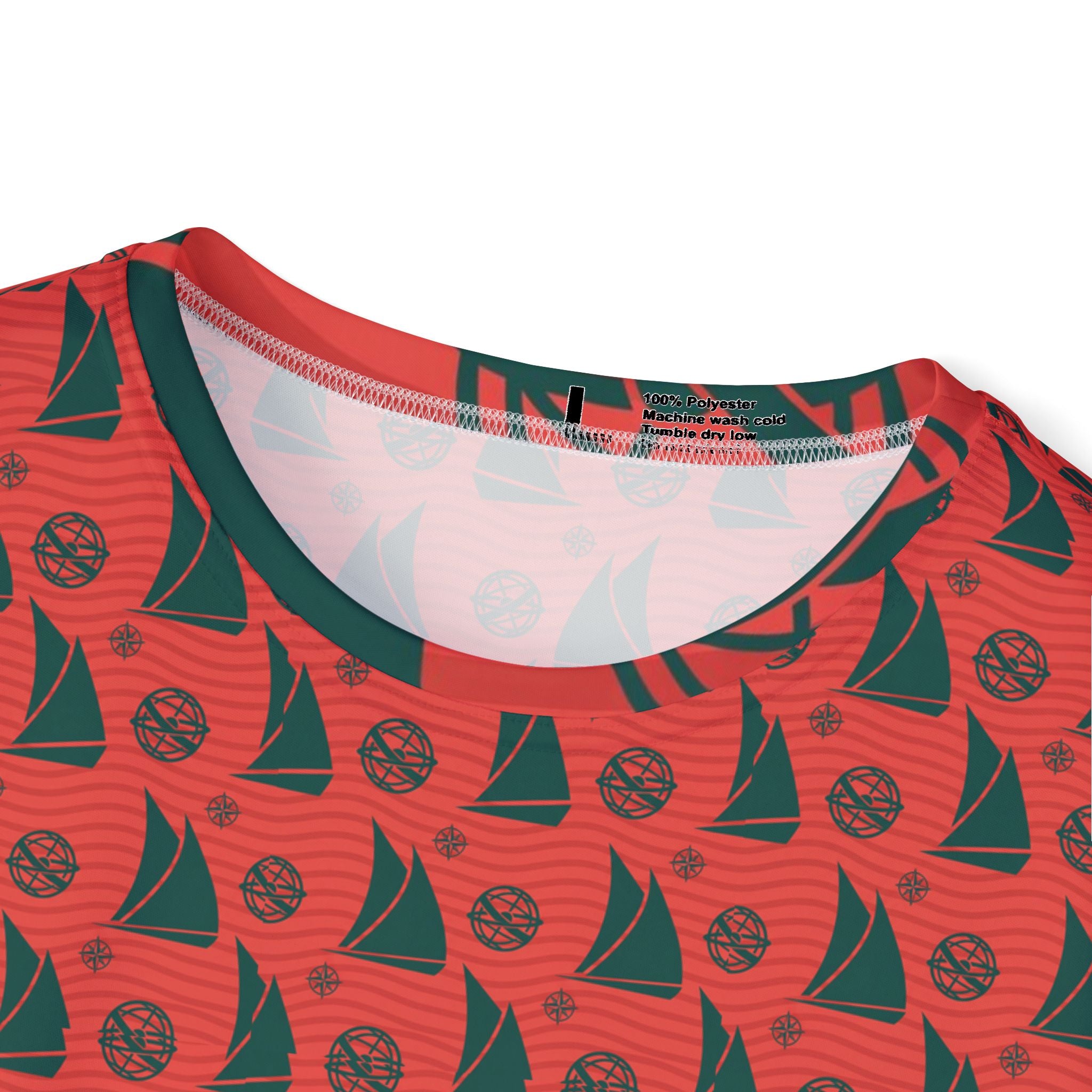 Portugal Geometric Pattern Soccer Jersey - Minimalist Football Fan Shirt