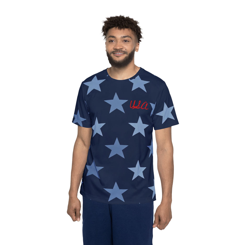 Blue Star Pattern jersey | Sports Jersey