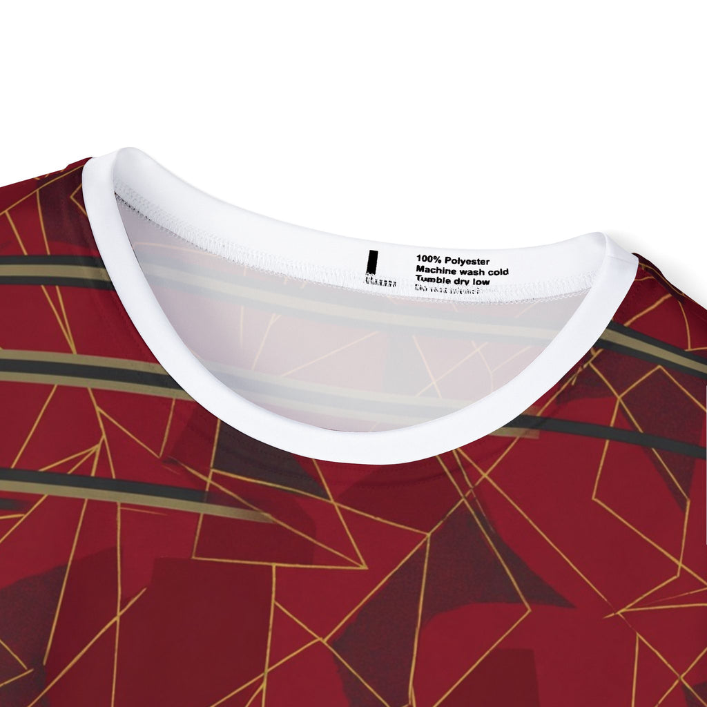 Belgium Geometric Pattern Soccer Jersey - Minimalist Football Fan Shirt