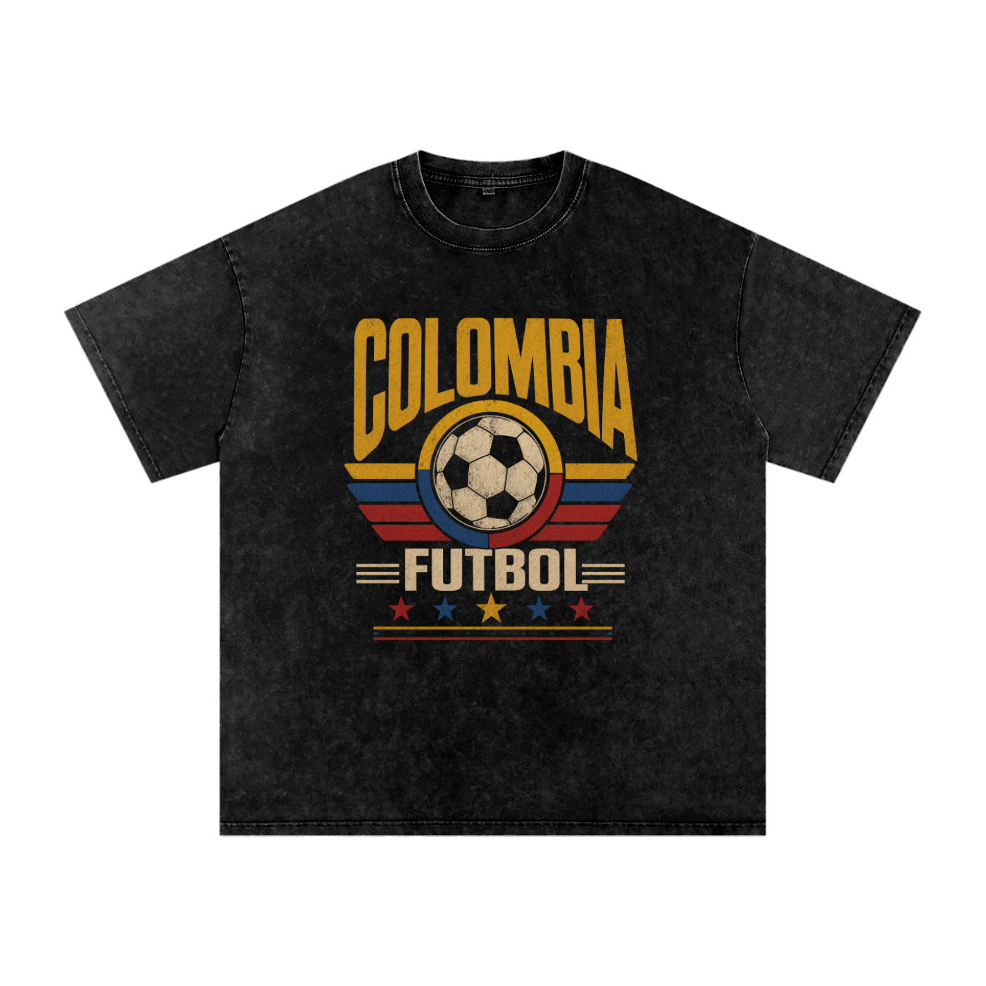 Colombia Vintage Football Tee