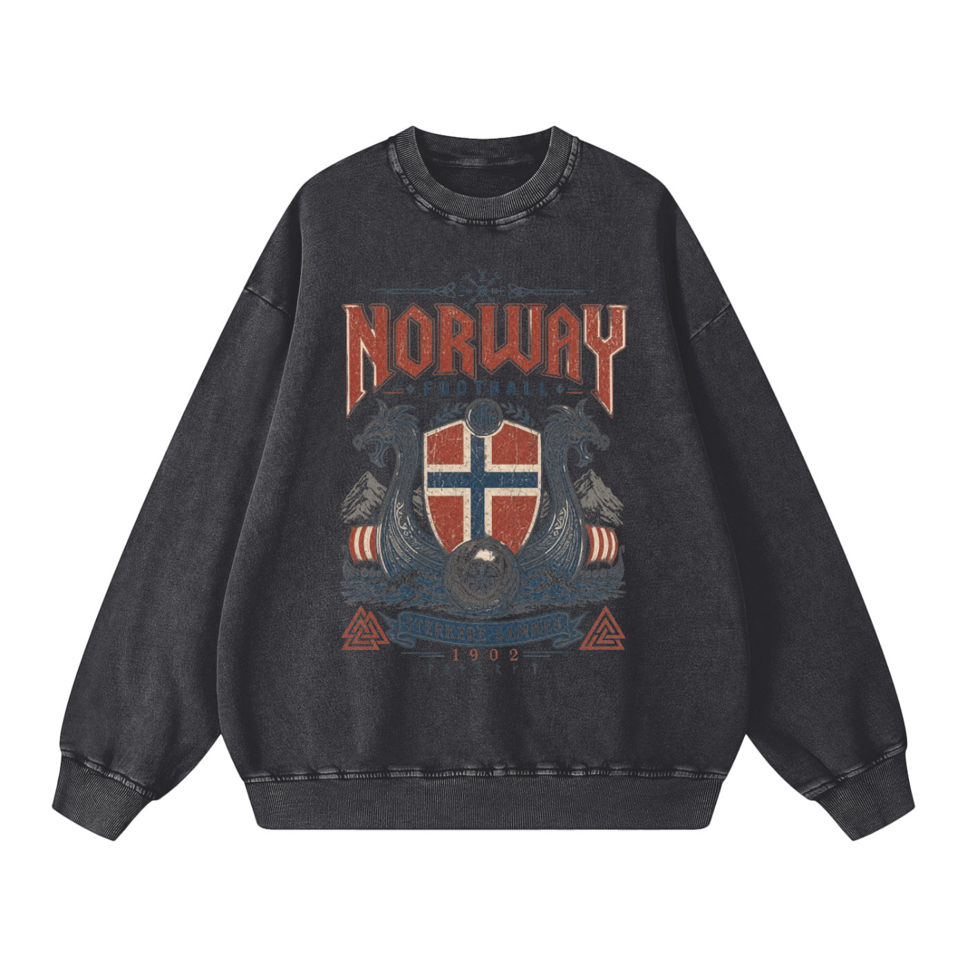 Norway Vintage Football Crewneck