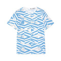 Argentina Geometric Sunrise Pattern Jersey