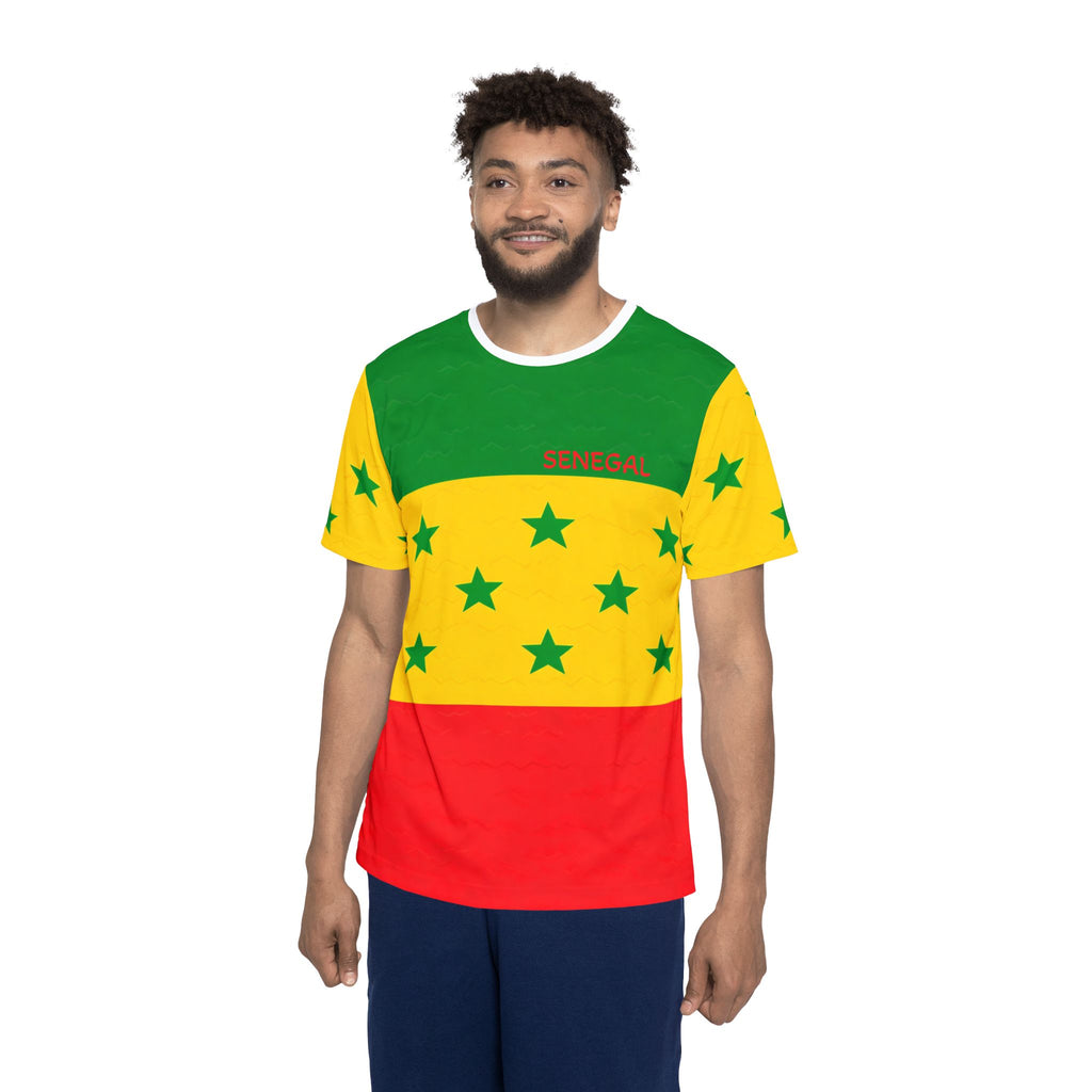 Green Yellow Red Star Stripe Jersey