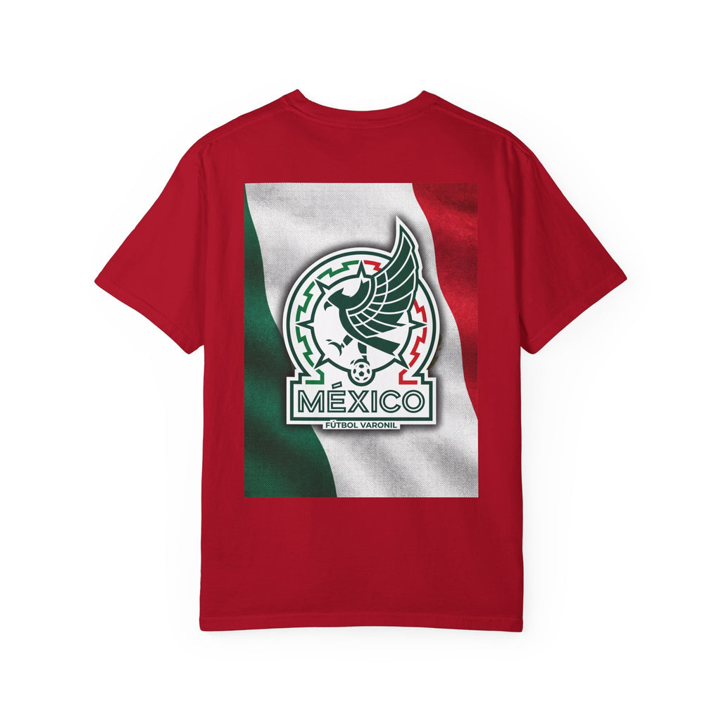 Mexico Soccer Logo Flag T-shirt