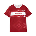 Austria Stripe Pattern Soccer Jersey - Minimalist Football Fan Shirt