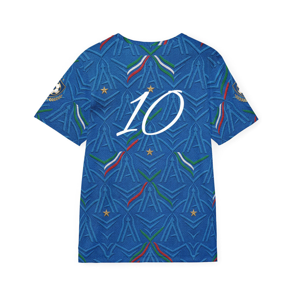 Italia Blue Pattern Jersey