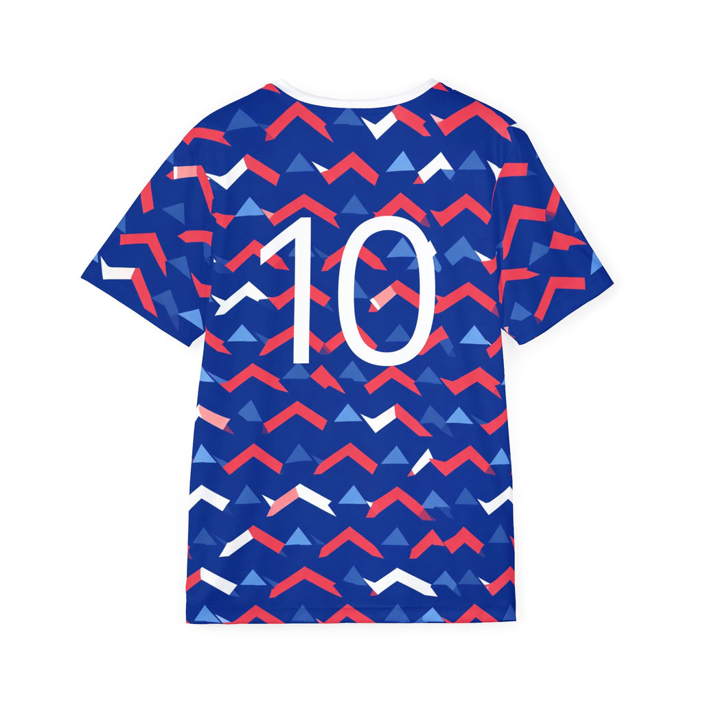 Czechia Red White Blue Pattern Sports Jersey | All-Over Print