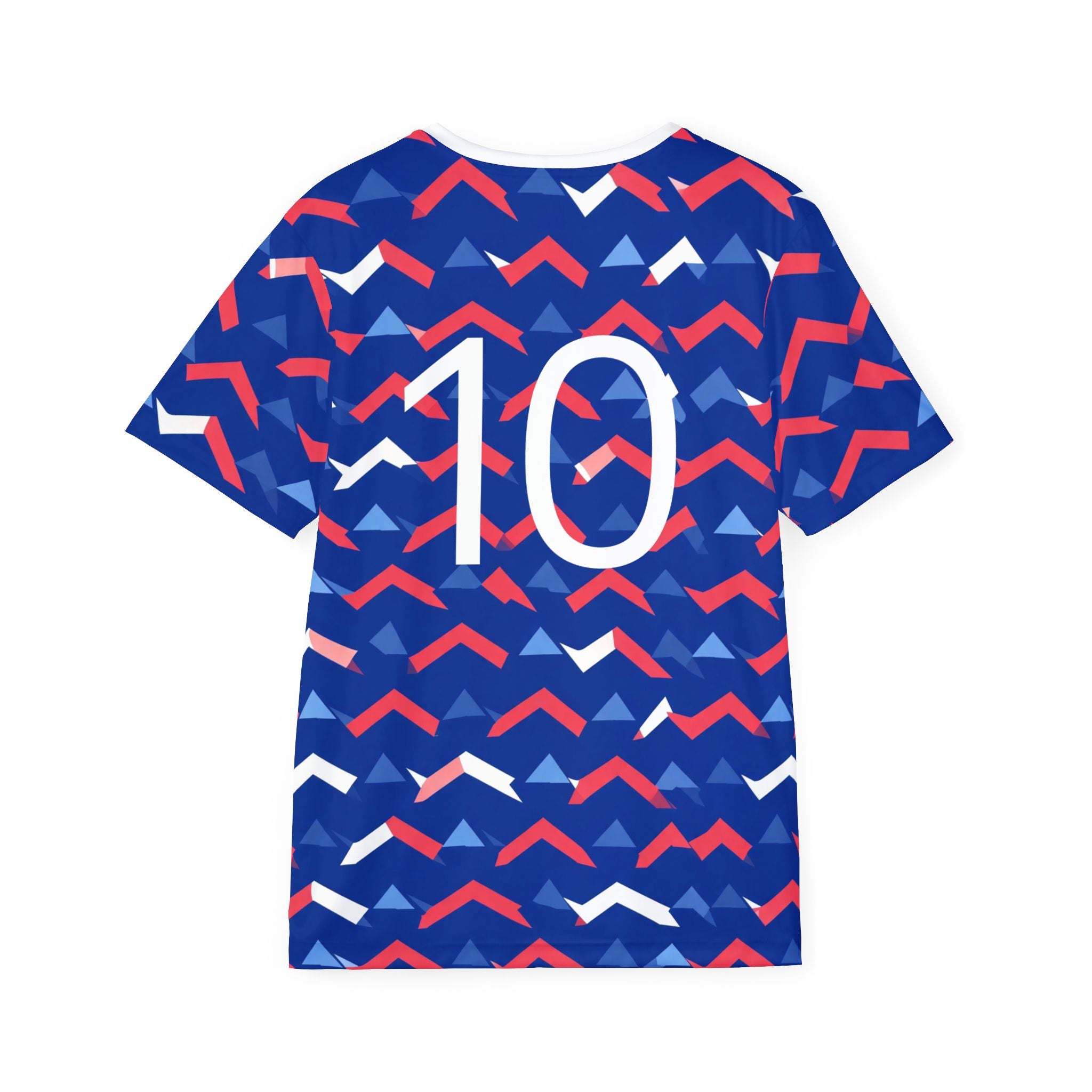 Czechia Red White Blue Pattern Sports Jersey | All-Over Print