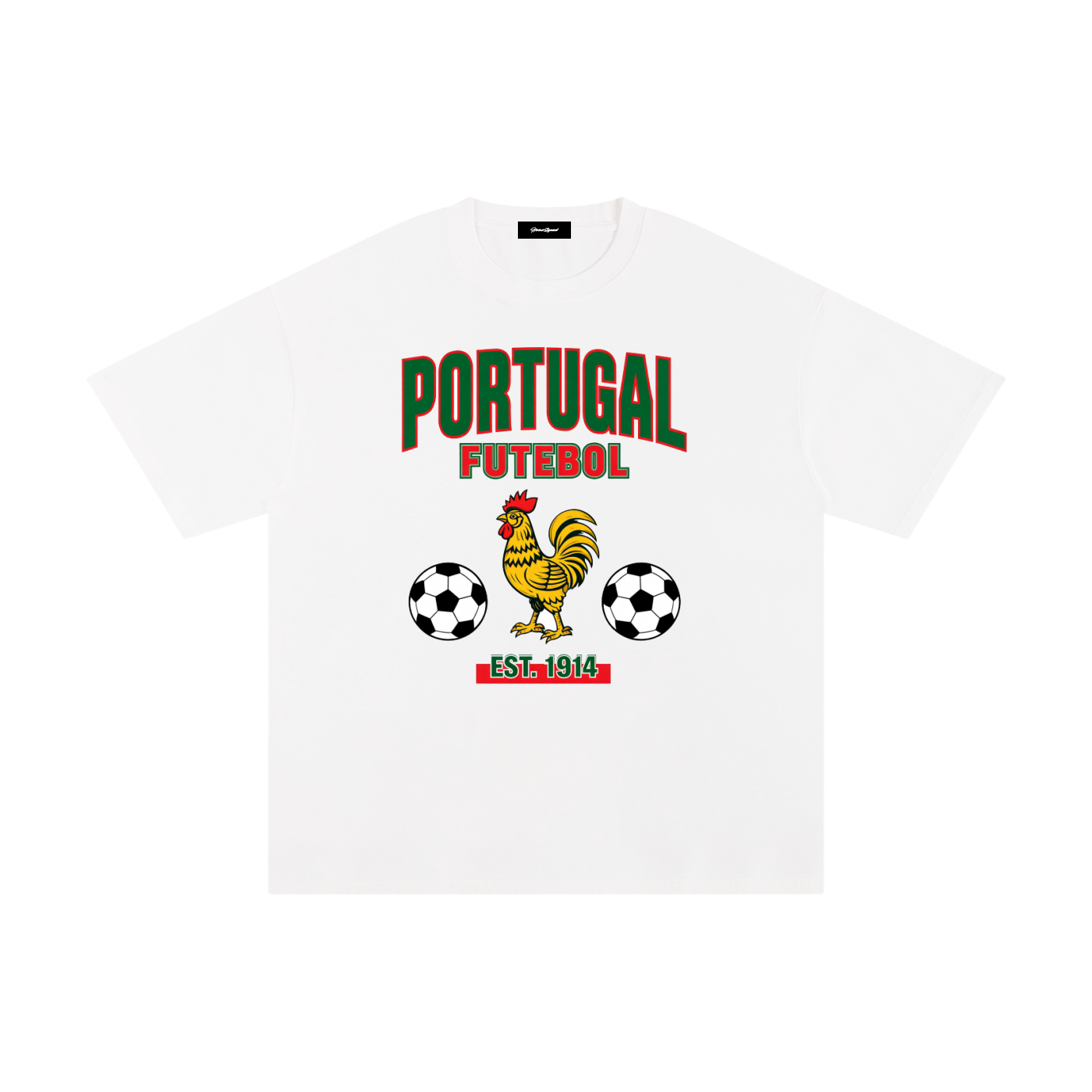 retro portugal football tee