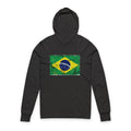 Brazil Flag distressed design Hooded Tee | Brazilian Pride, Vintage Flag