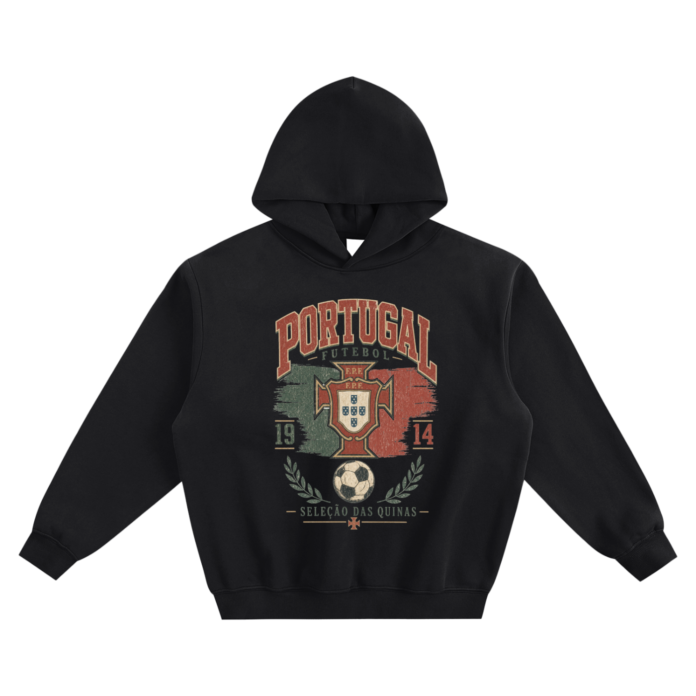Portugal Vintage Football Hoodie