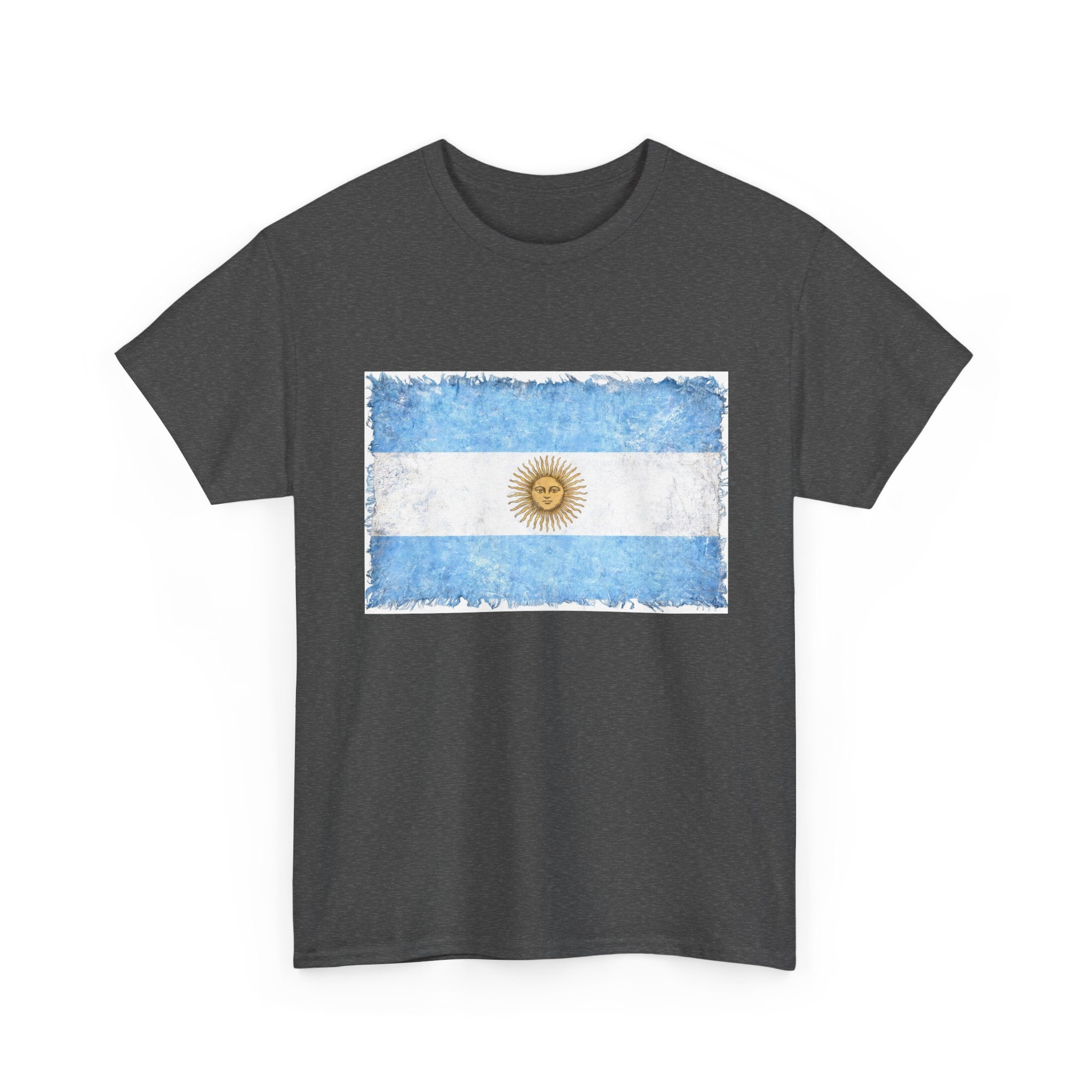 Distressed Argentina Flag Tee | Argentina Graphic Cotton T-Shirt
