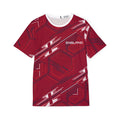 England Red Hexagon Pattern Sports Jersey