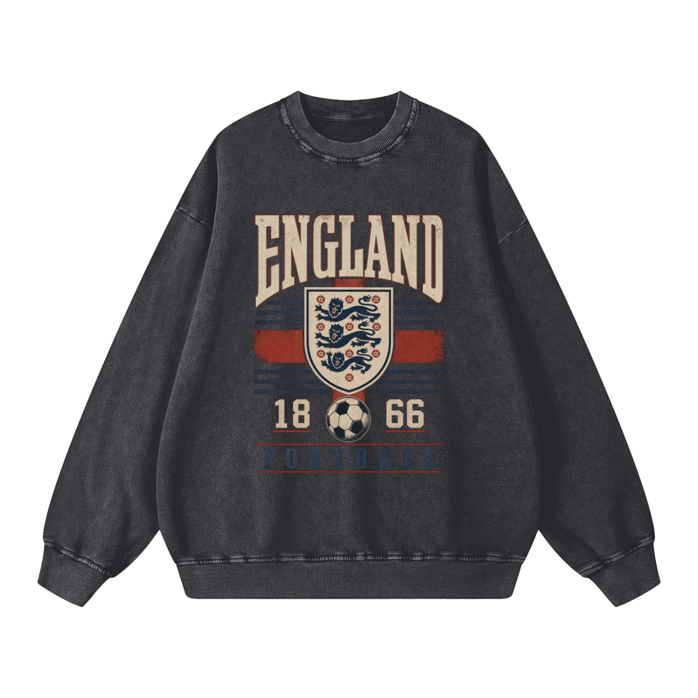 England Vintage Football Crewneck