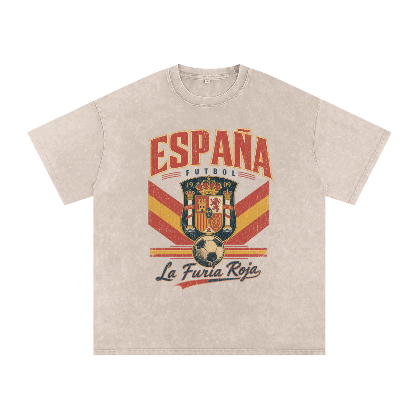 España Vintage Football Tee — Furia Roja