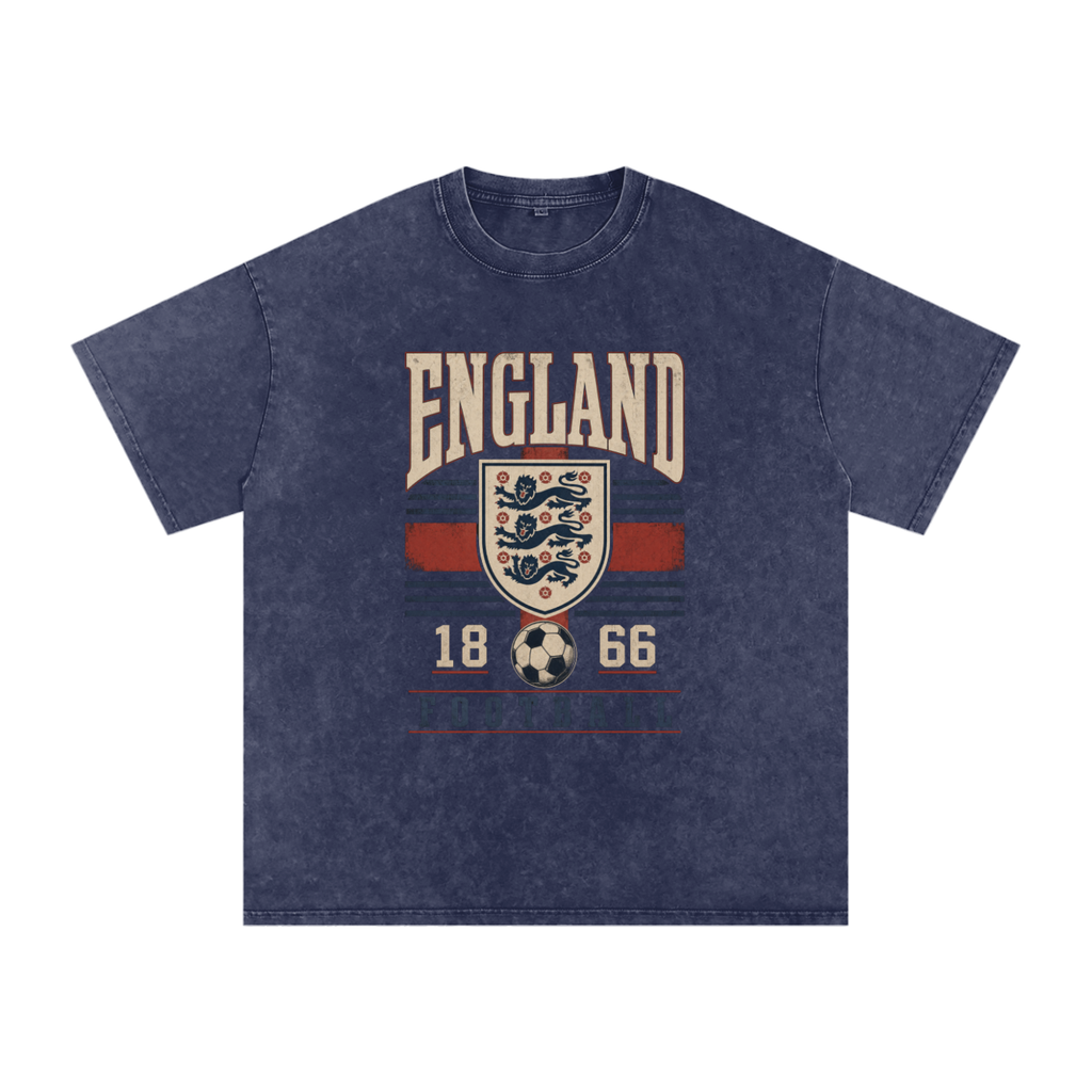 England Vintage Football Tee