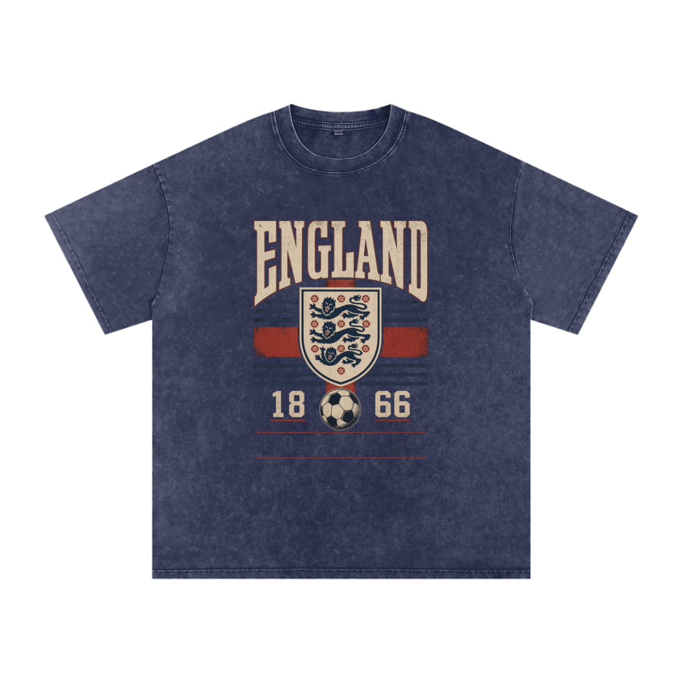 England Vintage Football Tee