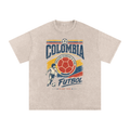 Colombia Vintage Football Tee — Cafetero