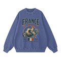 France Vintage Football Crewneck