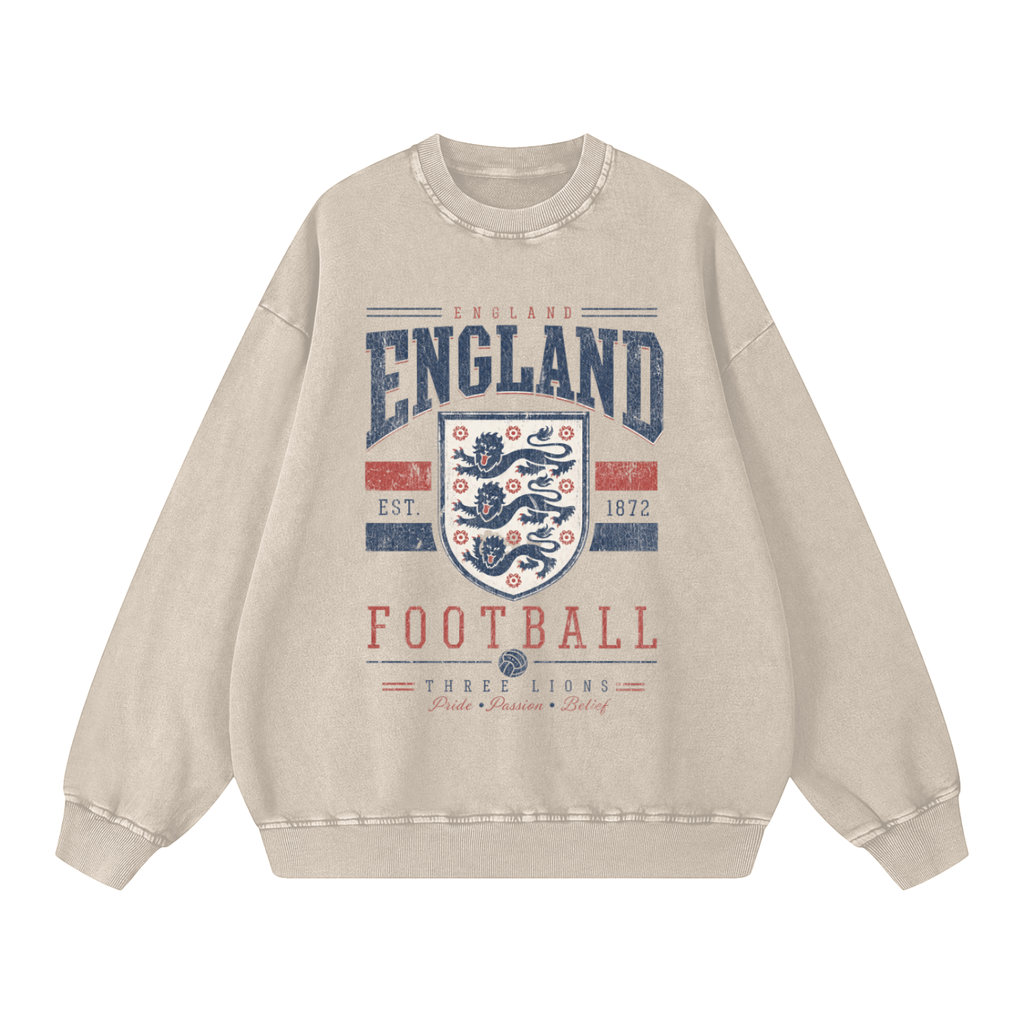 England Vintage Football Crewneck — Est. 1872