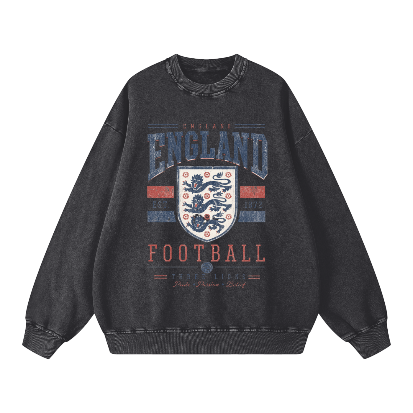 England Vintage Football Crewneck — Est. 1872