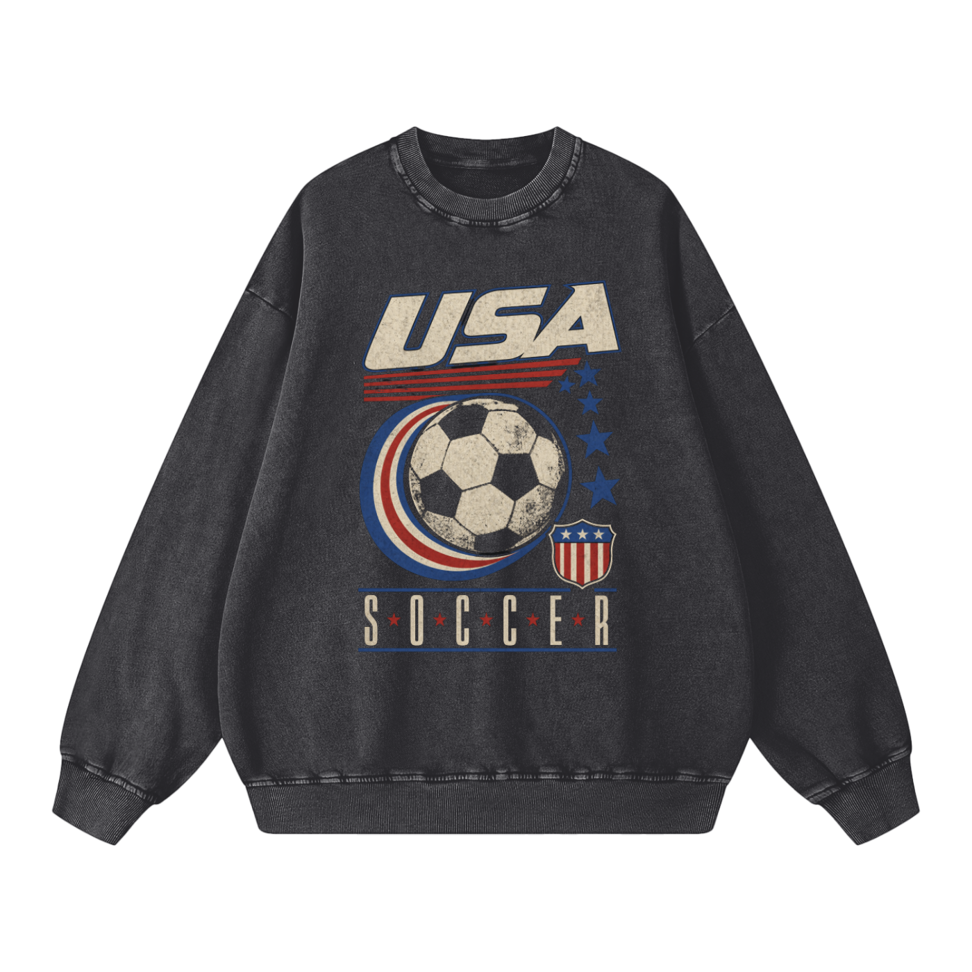 USA Vintage Soccer Crewneck