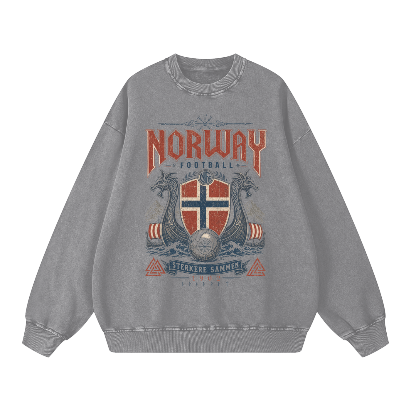 Norway Vintage Football Crewneck
