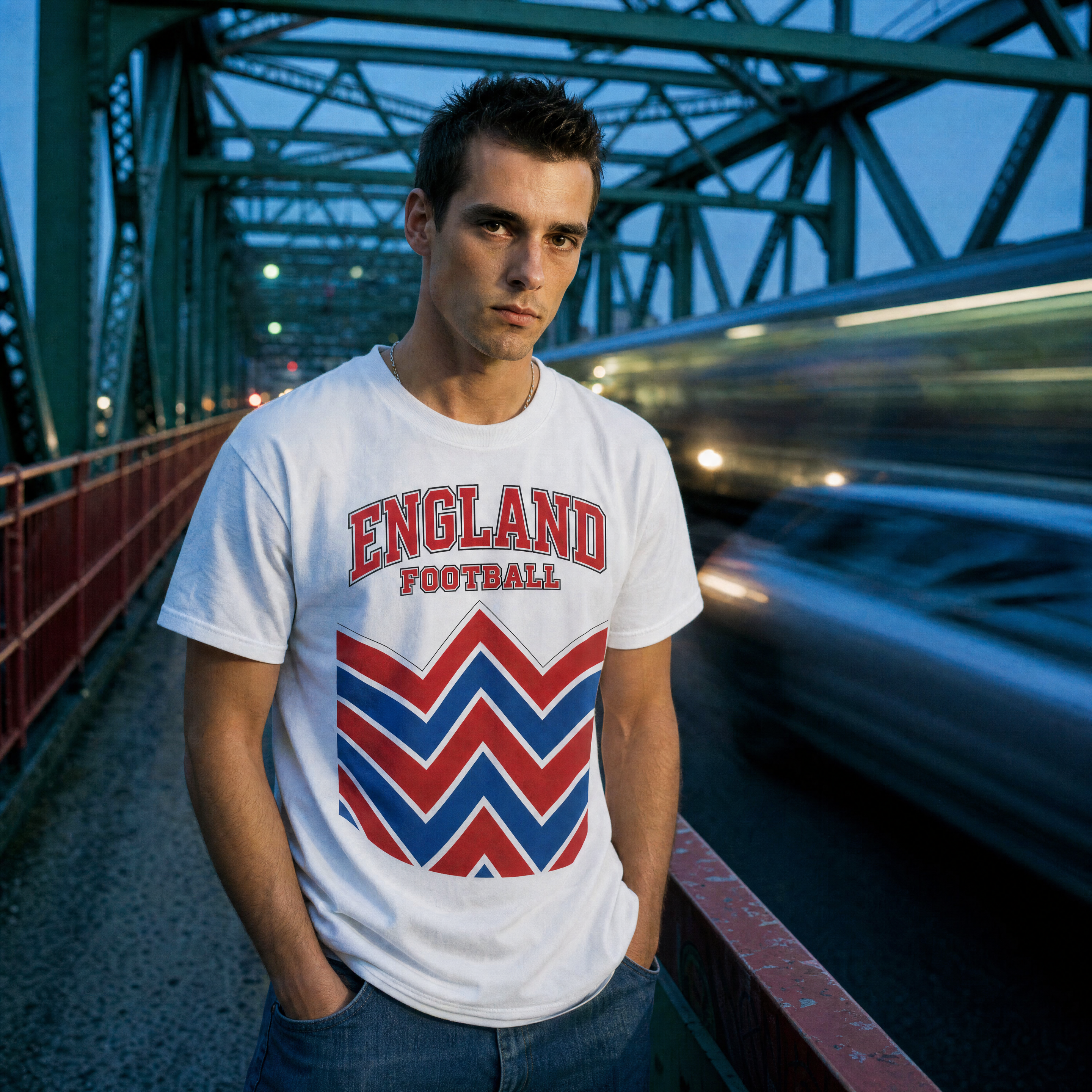 England Unisex Pure Cotton T-Shirt — bridge lifestyle
