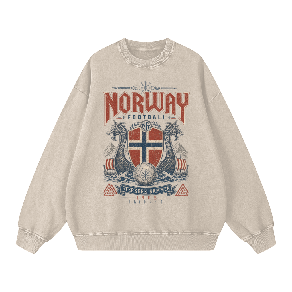 Norway Vintage Football Crewneck