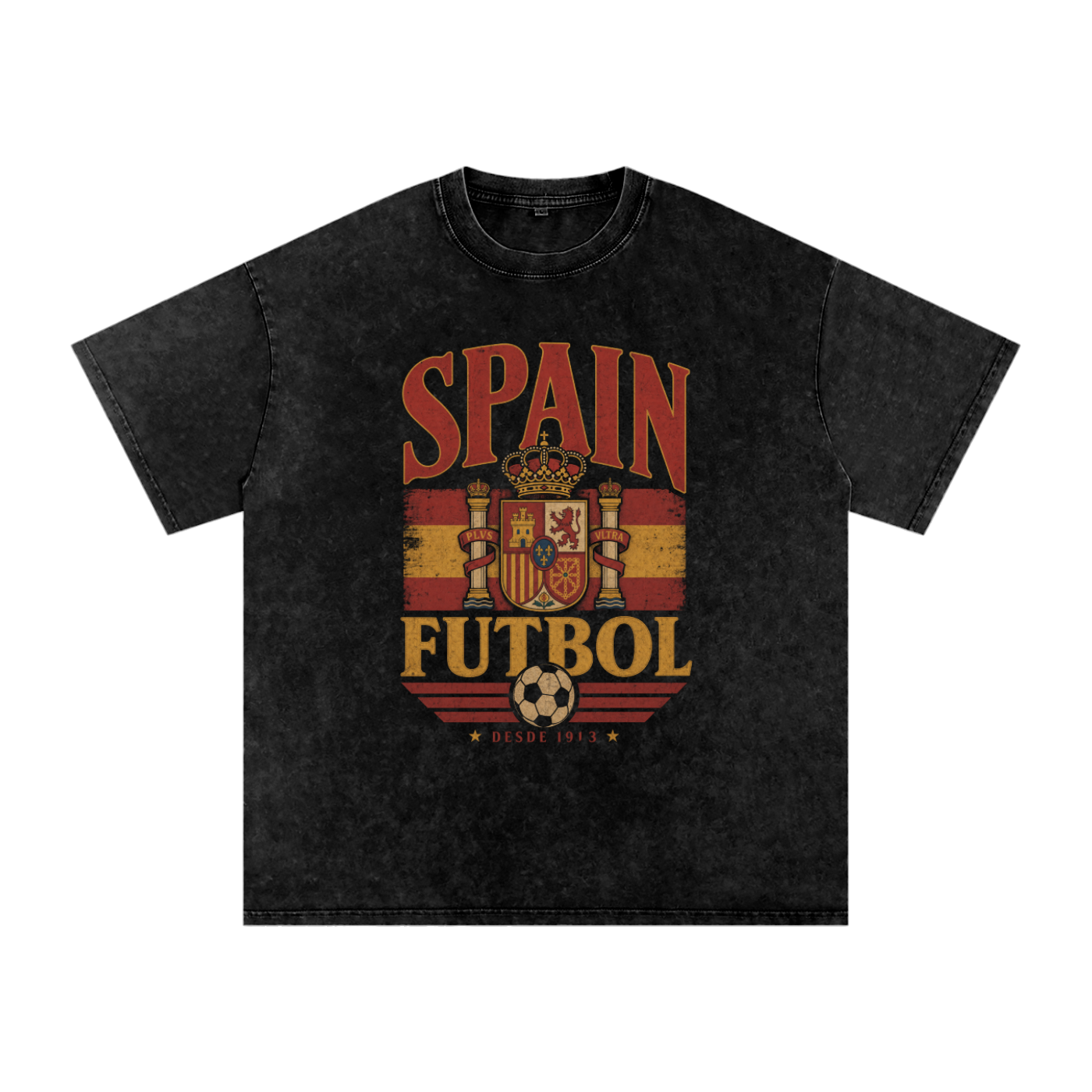 Spain Vintage Football Tee