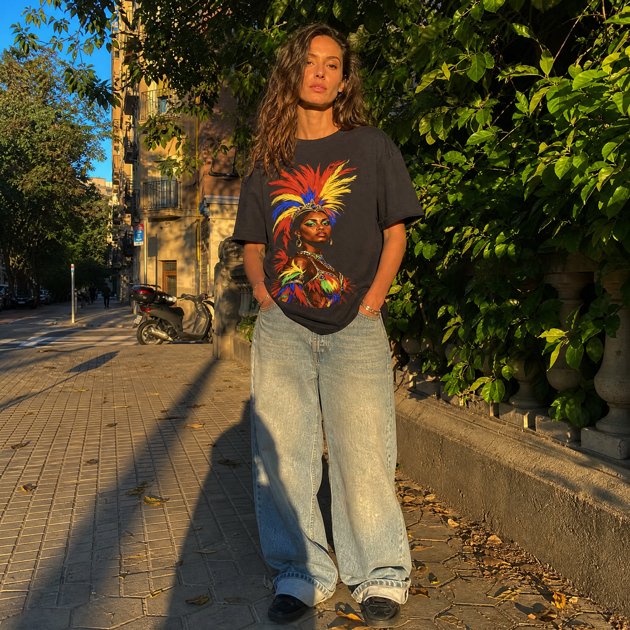 Snow Washed Raw-Hem T-Shirt - Cultura Brasileira — everyday barcelona lifestyle