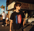 Brushstrokes USA Enzyme Washed T-Shirt — americana street lifestyle