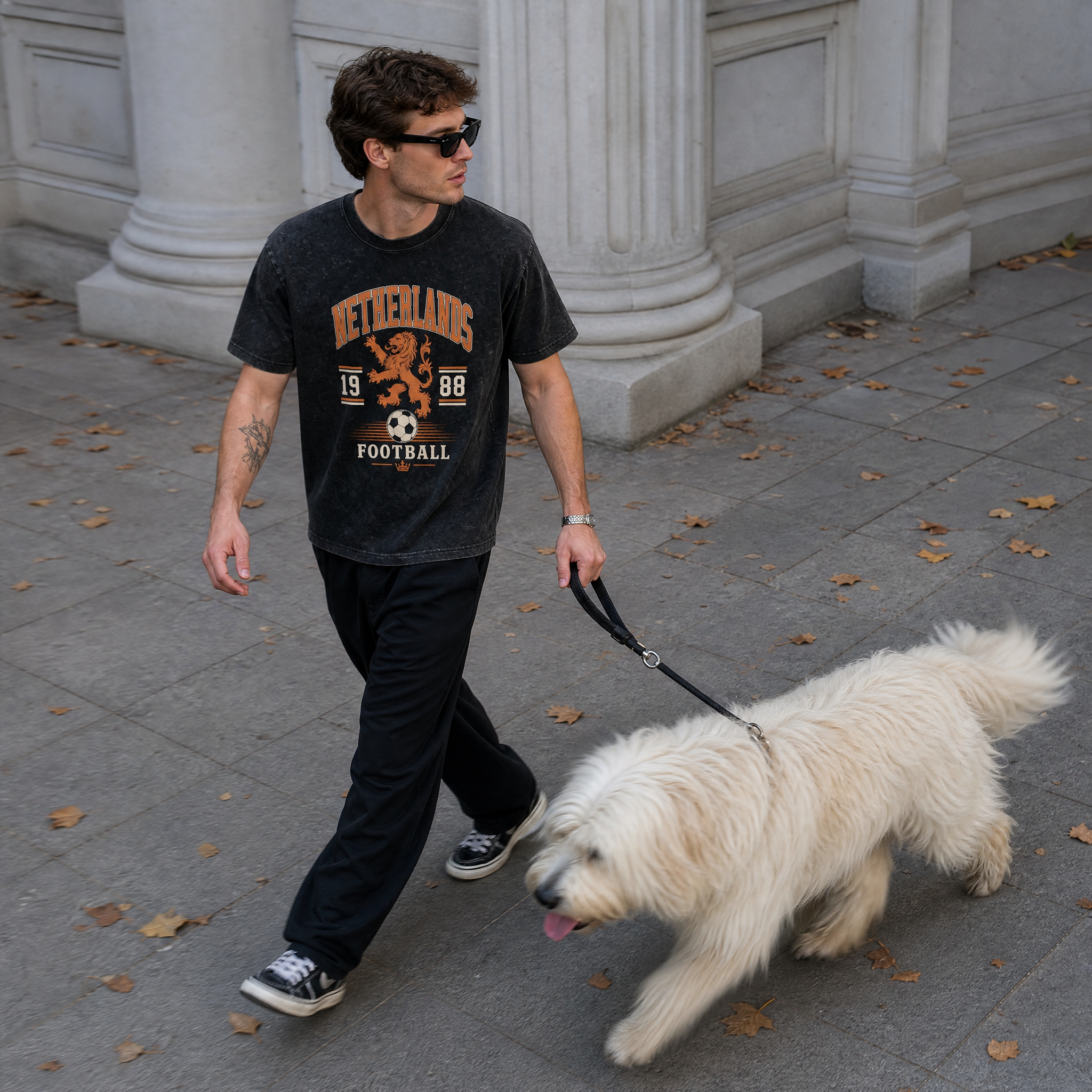 Vintage Heritage Snow Washed Cotton T-Shirt - Netherlands Edition — stone crossing lifestyle